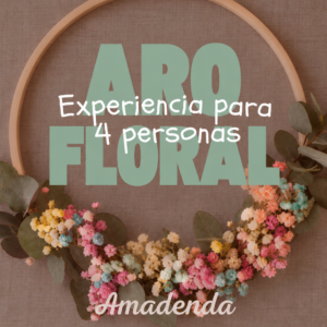 Taller Aros de flores para 4